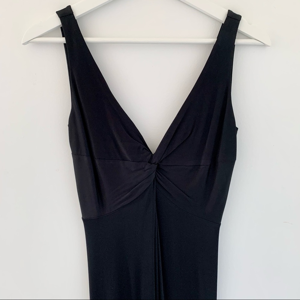 *SOLD* Sandra Angelozzi elegant black midi dress - Picture 4 of 9